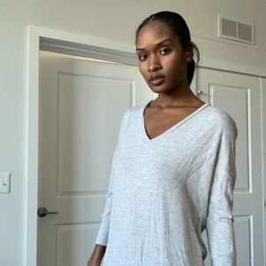 Express grey sweatshirt dress